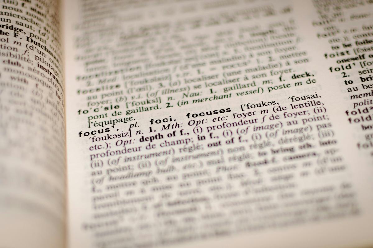Dictionary picture